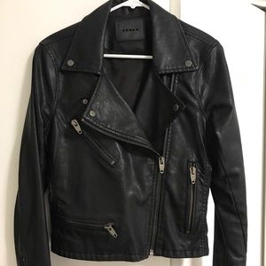 Blank NYC vegan leather jacket